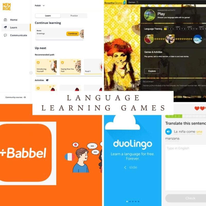 Language Learning Games
